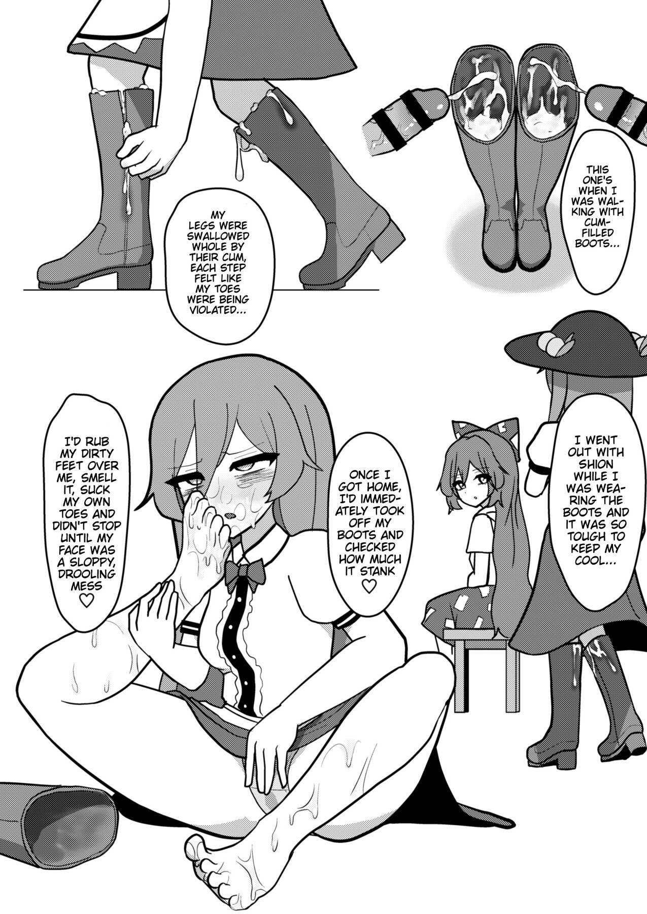 Hentai Manga Comic-Tenshi-chan Really Loves Semen Play-Read-14